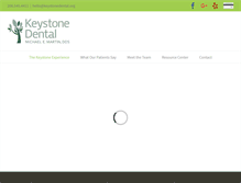 Tablet Screenshot of keystonedental.org